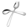 UTHCLO 2pcs Stainless Steel Adaptive Eating Utensils Lightweight Ergonomic Angled Spoon Fork for Elderly Patient Self-feeding at Bedside view 1