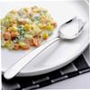 UTHCLO 2pcs Stainless Steel Adaptive Eating Utensils Lightweight Ergonomic Angled Spoon Fork for Elderly Patient Self-feeding at Bedside view 3