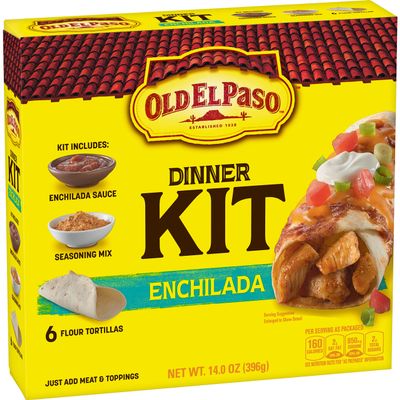 DhaOld El Paso Enchilada Kit 4x500g MAS