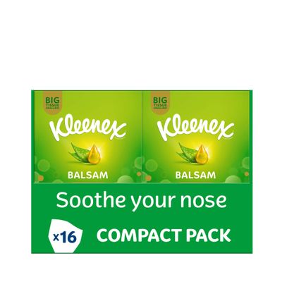 DhaKleenex Balsam Tissues 4x64's MAS