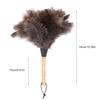 34cm Ostrich Feather Duster Reusable Handheld Duster Soft Feathers Ostrich Cleaning Supplies Removal Anti static Cleaning Tool with Wooden Handle for Cars Blinds Furniture view 2