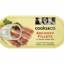 DhaCooks&co Anchovy Fillets 10x50g MAS