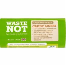 DhaWaste Not Compostable Caddy Liner l 6x20's MAS