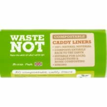 DhaWaste Not Compostable Caddy Liner l 6x20's MAS