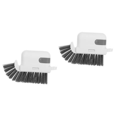 FRCOLOR 2pcs Window Groove Cleaning Tool Scrubbing Brush Heavy Duty Crevice Cleaning Brush for Spaces Window Cleaner Tool Household