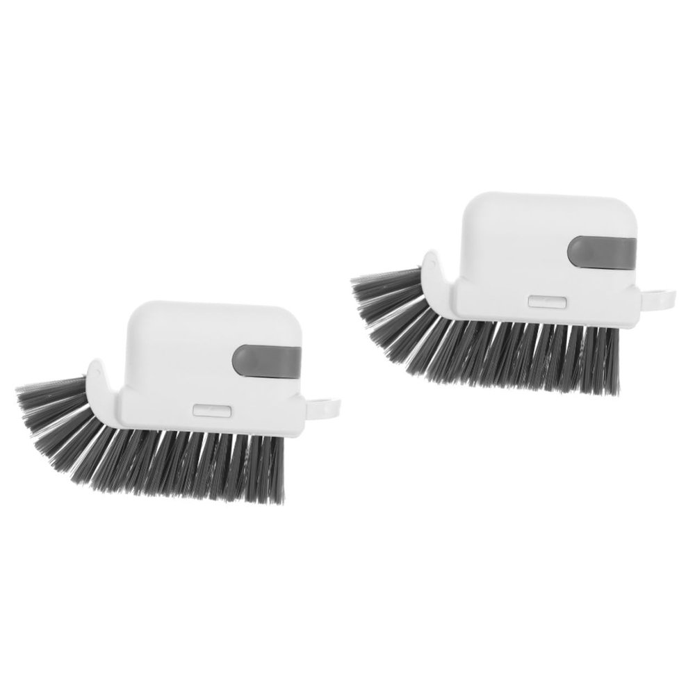 FRCOLOR 2pcs Window Groove Cleaning Tool Scrubbing Brush Heavy Duty Crevice Cleaning Brush for Spaces Window Cleaner Tool Household