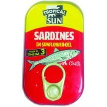 DhaTropical Sun Sardines in Sunflower Oil & Chilli 12x125g MAS