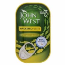 DhaJohn West Mackerel in Sunflower Oil 10x125g MAS