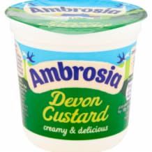 DhaAmbrosia Custard Original Pot 12x150g MAS