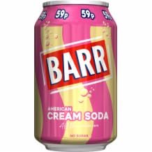 DhaBarr Cream Soda Can 24x330ml MAS