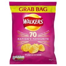 DhaWalkers Prawn Cocktail Grab Bag 32x45g C MAS