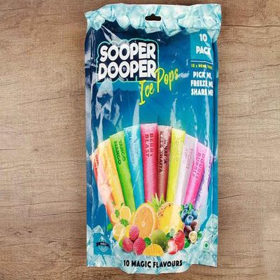 DhaSooper Dooper Ice Pops 10x90ml MAS