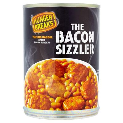 DhaHunger Breaks Bacon Burger and Beans 6x395g MAS