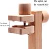 360 Adjustable Embroidery Hoop Stand, Hands-Free Cross Stitch Stand, Rotated Cross Stitch Holder Stand Lap, Detachable Frame, Tough and Durable for Sewing Arts Crafts Needlework.   view 3