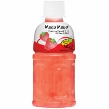 DhaMogu Mogu NATA De Coco Drink Strawberry Flavour 6x320ml MAS