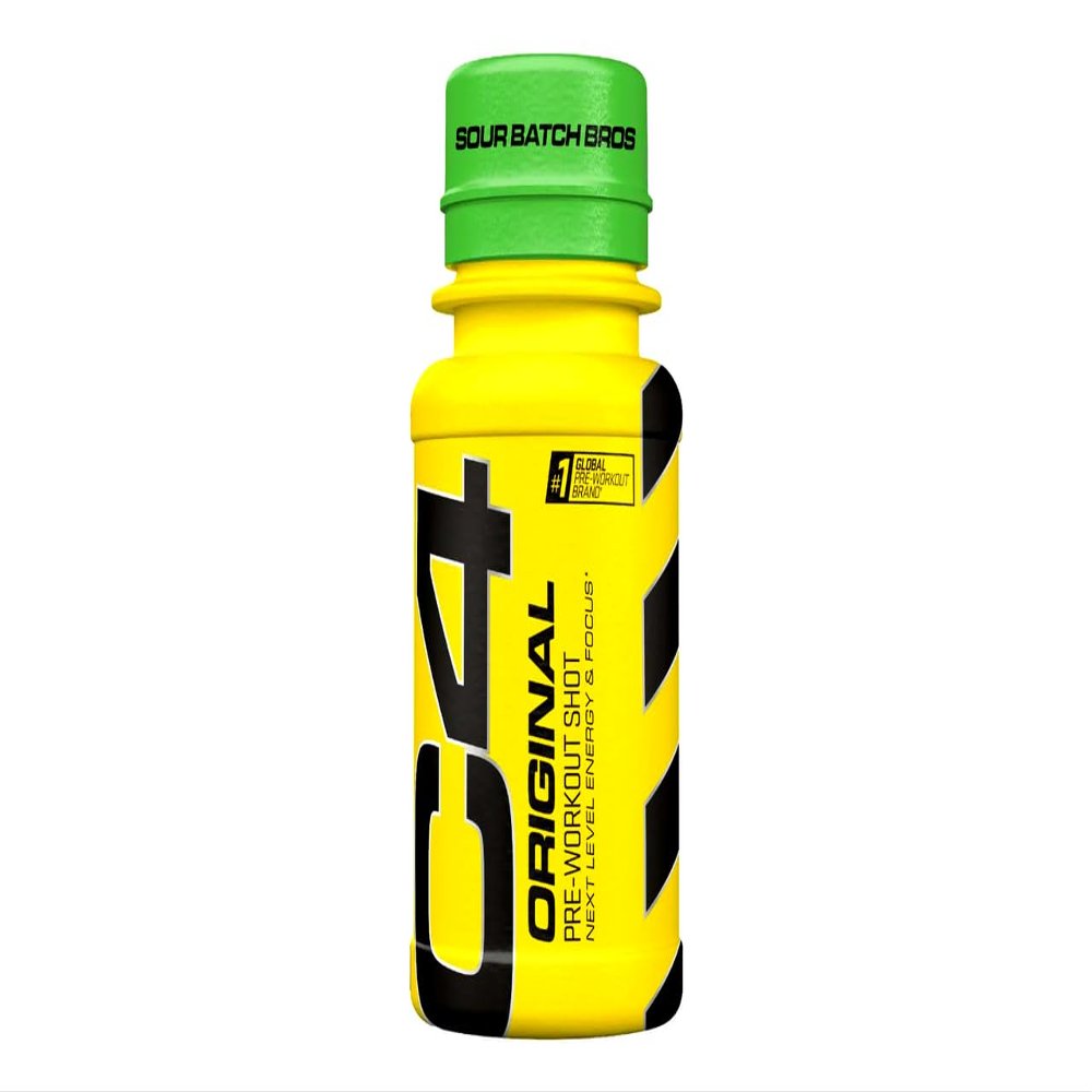 DhaC Energy Workout Shot Sour Batch 12x60ml(2) MAS