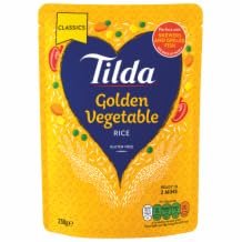 DhaTilda Steam Golden Vegetable Rice 6x250g MAS