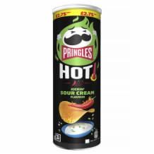 DhaPringles Hot Kickin Sour Cream 6x160g MAS
