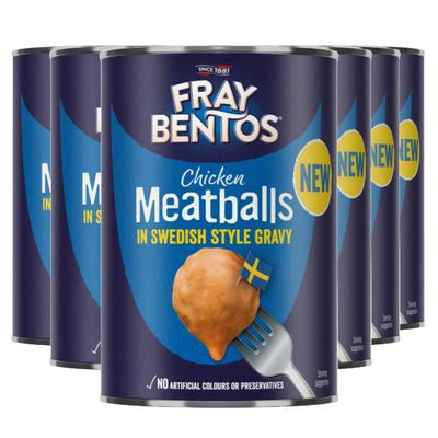DhaFray Bentos Meatballs in Swedish Gravy 6x380g MAS