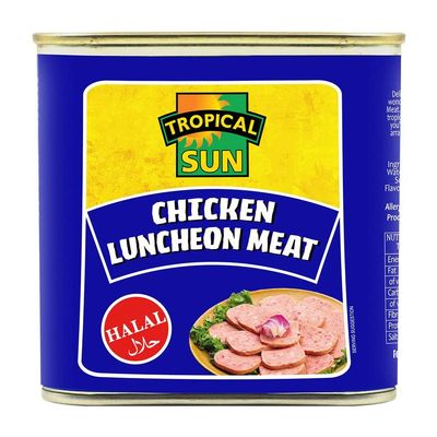 DhaTropical Sun Chicken Luncheon Meat Halal 12x340g MAS