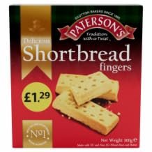 DhaPaterson Shortbread Fingers 14x300g MAS