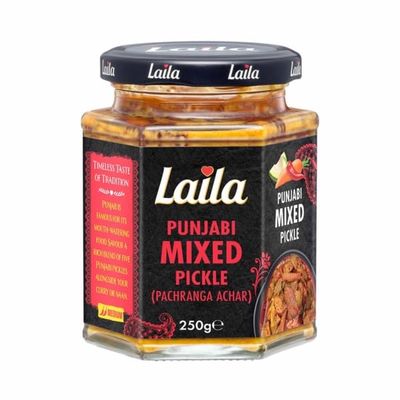 DhaLaila Punjabi Mixed Pickle 12x250g MAS