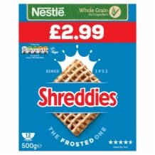 DhaNestle Frosted Shreddies 6x500g MAS
