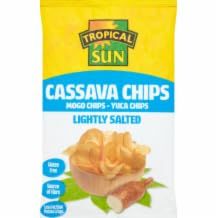 DhaTropical Sun Cassava Chips Lightly Salted 12x80g MAS