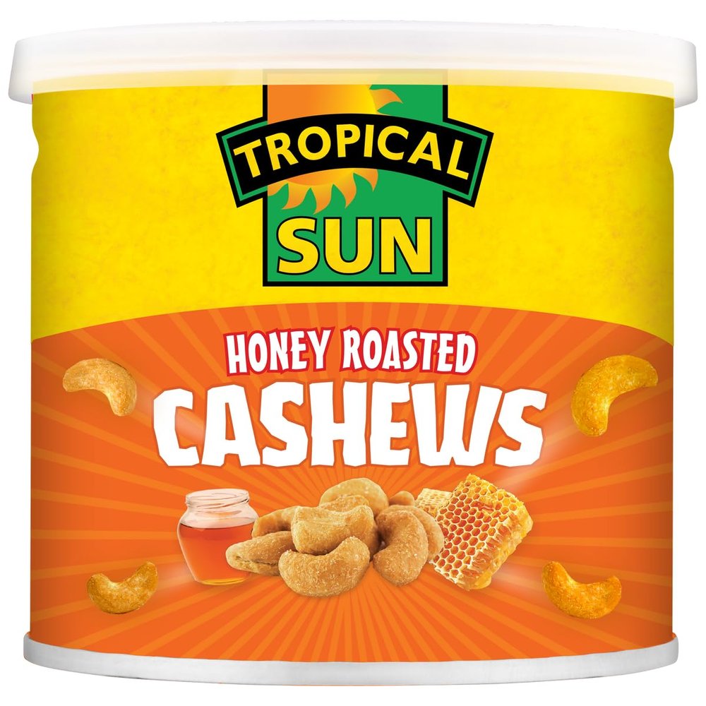 DhaTropical Sun Honey Roasted Cashews 6x140g MAS
