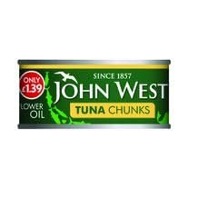 DhaJohn West Tuna Chunks in Sunflower Oil 12x145g MAS