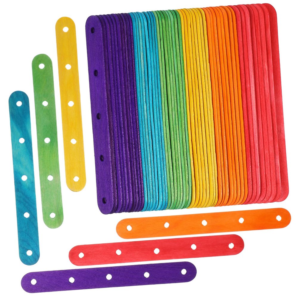 Wooden Craft Sticks 100 Pcs Ice Cream Sticks for Crafts