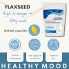Flaxseed Linseed Oil 1000mg Linolenic Acid Linum Usitatissimum Softgel Capsules view 4