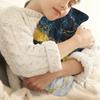 Marble Art Design Hot Water Bottle with Cover 2L Large Capacity Bottle Water Bag for Cosy Nights Relief Pain Back Neck and Shoulders view 2