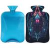Mystery Magic Sign Hot Water Bottle with Cover 2L Large Capacity Bottle Water Bag for Cosy Nights Relief Pain Back Neck and Shoulders view 1