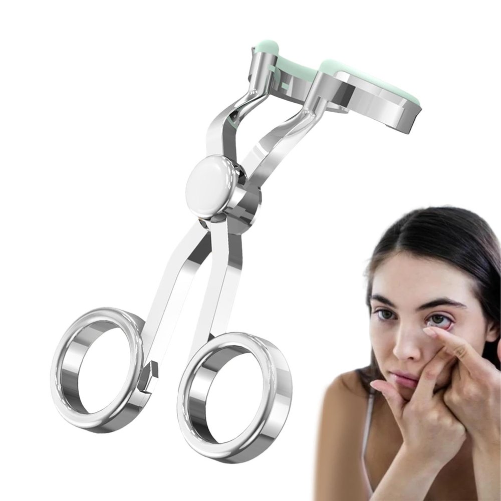 Neamou Contact Lens Eye Opener Tool | Portable Contact Lens Eyelid Stretcher,Contact Lens Eye Stretcher, Eyelid Wearing & Applicator Tool, Portable Soft Makeup Companion for Daily Use