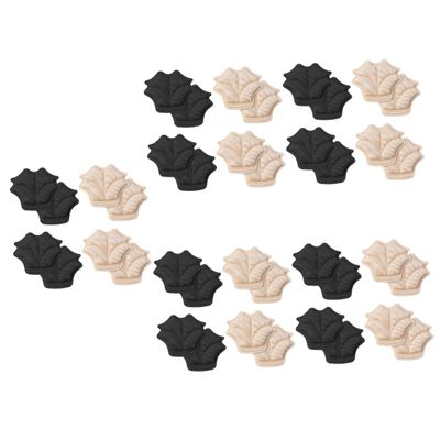 PENGYONBR 20 Pairs Anti-Drop Half Size Mat Heel Liners Comfortable Heel Pads Foot Supply Heel Stickers Foot Accessory Replaceable Heel Cushions Wear-Resistant Heel Pads/717