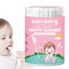 FANGZ Baby Gauze Tongue Cleaner - Tongue Cleaner Skim Gauze - Portable Oral Tongue Gauze Gum Cleaner, Flexible Toothbrush Tongue Cleaner for Baby's Tongue, Mouth and Tooth Care view 1