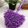 WADRBSW wet and dry mop Multifunctional Telescopic Cleaning Mop,180 Degree Rotating Adjustable Triangle Cleaning Mop, Household cleaning mop (Size : A mop head) Commemoration Day To pursue happiness view 2