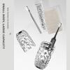 Travel Toothbrush Case 2-in-1 Portable Business Trips Wash Cup Minimalist Large Capacity Toothpaste Container Glacier Toothbrush Holder Organizer Toothbrushes Storage Box for Traveling Camping view 4