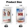 Denture Reliner Kit,3 Set Soft Denture Reline Kit,dentures, Denture Reliner Kit Snap On Soft Denture Reliner Kit for Upper and Lower Denture Soft Reline Kit for Dentures Adjustable Snap-On Dentures view 2