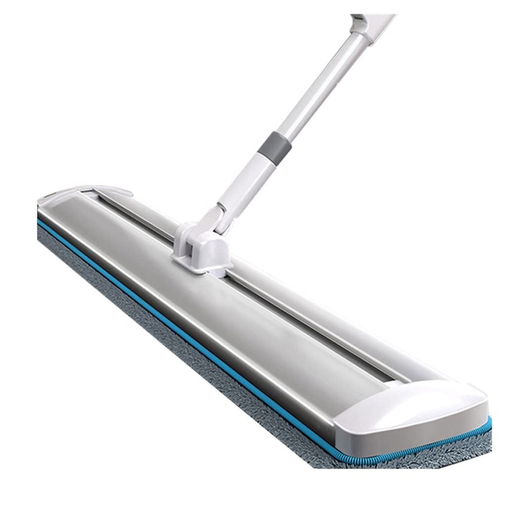 WADRBSW Flat Mop Self-contained Slide Floor Mop Wet And Dry Mop For Cleaning Floors Home Cleaning Tools (60cm with 3 cloth) Practical Beauty Comes To pursue happiness