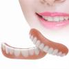 Giural False Teeth Veneers Top And Bottom Instant Veneers Fake Teeth, 2 Pair False Teeth White Temporary Dentures Clip in Veneers Teeth for Men And Women view 2