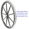 CQmuniu 1pair Wheelchair Push Rim Covers,24 inch Wheelchair Cover,Silicon Wheelchair Wheel Covers view 4