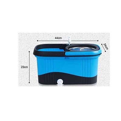 WADRBSW Rotating Mop,360 Automatic Swivel Mop with Stackable Buckets and 2 Machine Washable Microfiber Mops Heads To pursue happiness