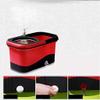 WADRBSW Rotating Mop,360 Automatic Swivel Mop with Stackable Buckets and 2 Machine Washable Microfiber Mops Heads To pursue happiness view 4