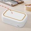 Contacts Cleaner, Ultrasonic Lens Cleaning Machine, Clean Care with Charger, Solution Soak Case for Hard, RGP, Soft Lens view 3