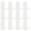 GYOTUU 12pcs Infant Cleaning Gauze Finger, Infant Finger Toothbrush, Soft Safe Oral Massage Tongue Cleaner Brushes with Fixing Ring view 1