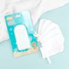 GYOTUU 12pcs Infant Cleaning Gauze Finger, Infant Finger Toothbrush, Soft Safe Oral Massage Tongue Cleaner Brushes with Fixing Ring view 4