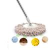 WADRBSW House Replacement Head Easy Home Cleaning Mopping Wring Spin Mop Spin Mop Household Mop Rotating Hand-free Wash Cloth (C) To pursue happiness view 3