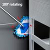 WADRBSW wet and dry mop 180 Degree Rotatable Adjustable Triangle Cleaning Mop Bathroom Floor Wall Window Household Cleaning Brush Tool Dust Mop cleaning mop Commemoration Day To pursue happiness view 3